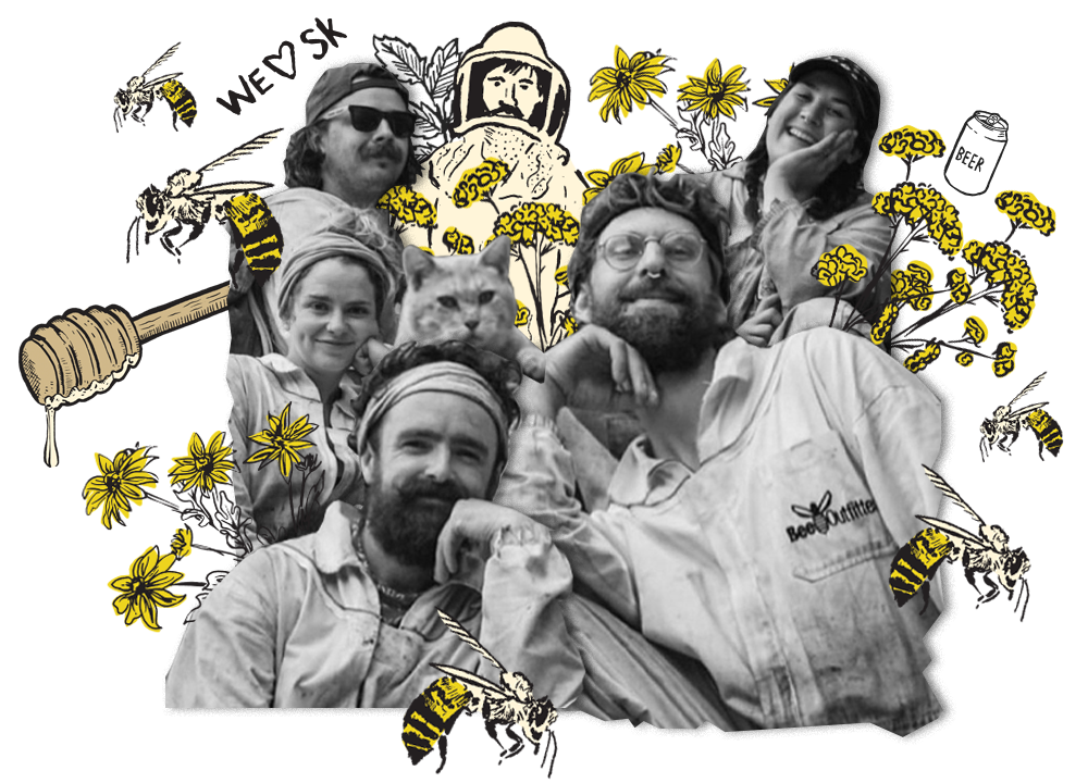 Pure, local canadian honey products.