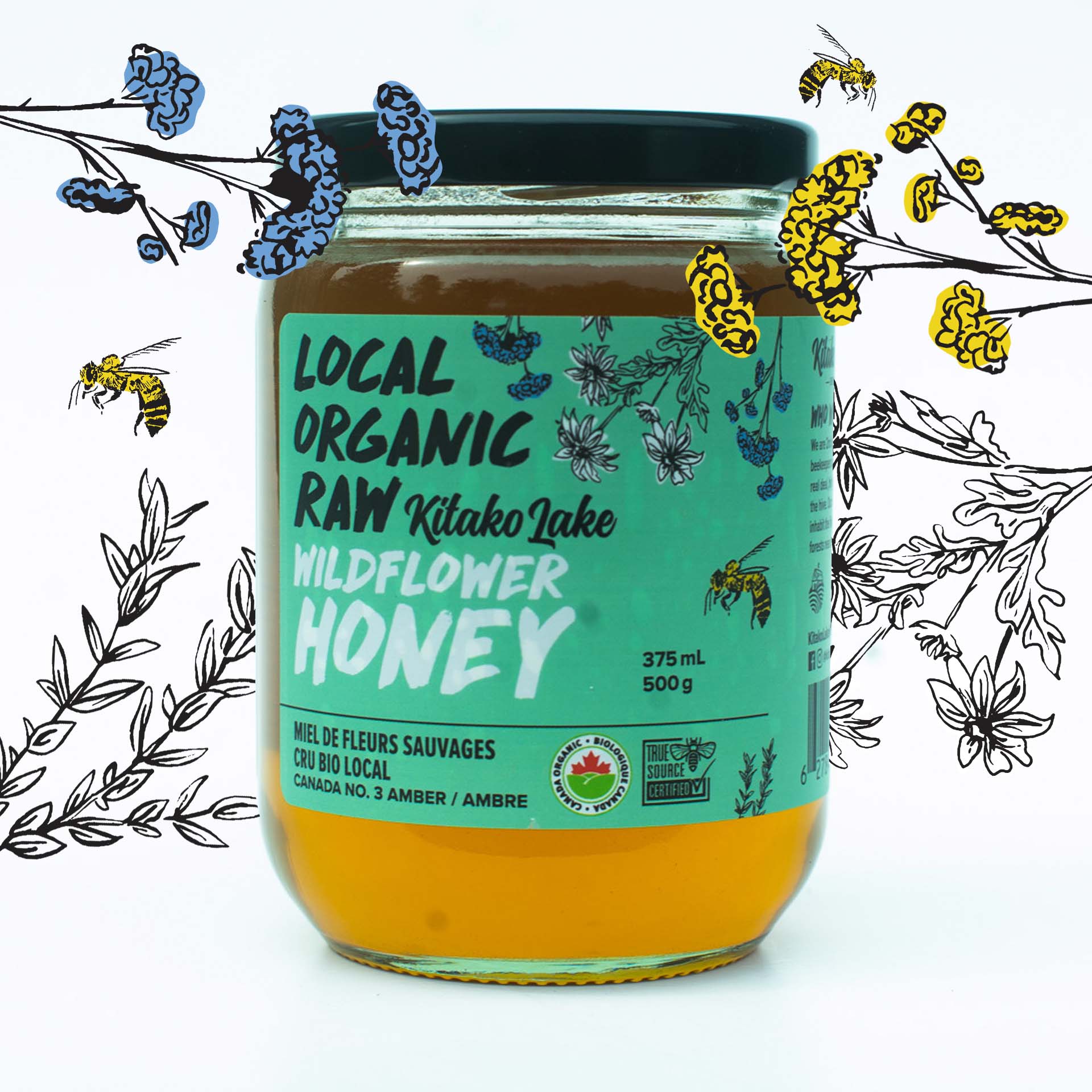 Organic Wildflower Honey Organic Wildflower Honey - Kitako